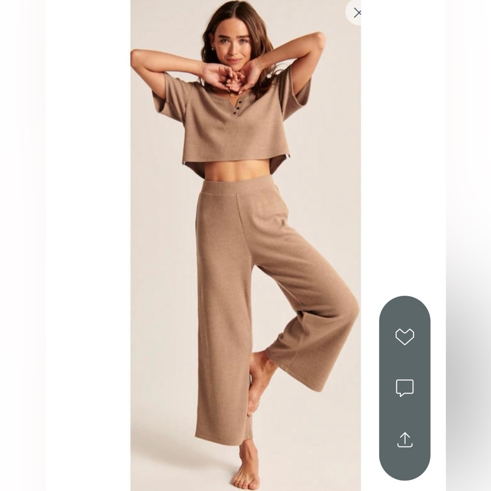 Abercrombie Waffle Lounge Set